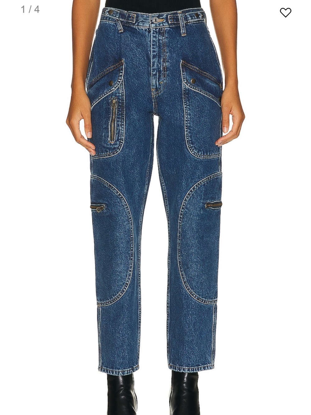RE/DONE racer taper jean in speedway